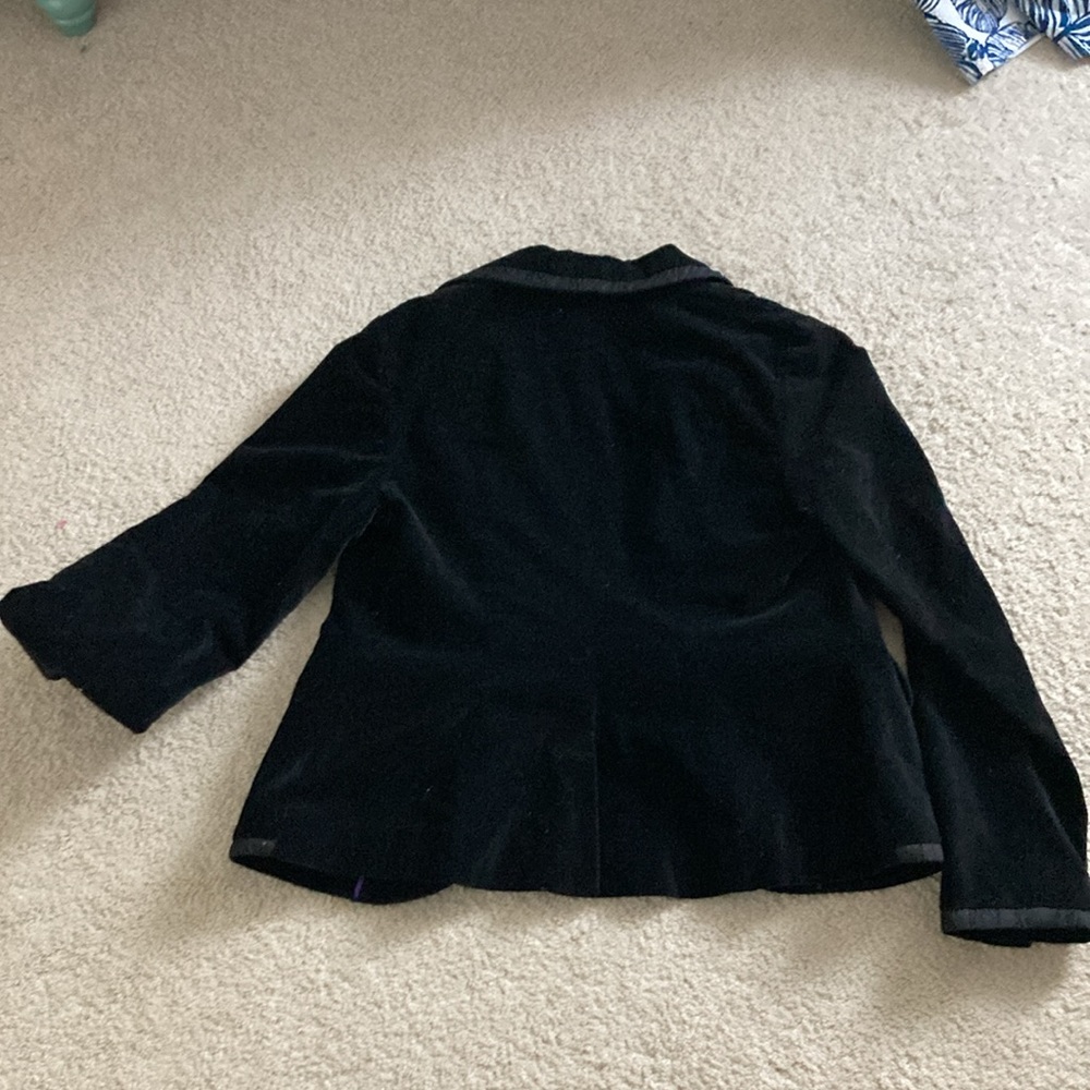 Women’s Boden Black Velvet Jacket - Picture 4 of 5